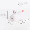 Silicone Bunny Lamp | Rabbit Night Light for Kids | 3 Brightness Modes, Rechargeable, BPA-Free