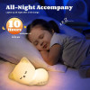 Baby Cat Night Light Lamp for Girls Bedroom | Tap Control Silicone LED | Color Changing, Dimmable, Rechargeable