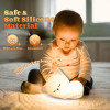 Baby Cat Night Light Lamp for Girls Bedroom | Tap Control Silicone LED | Color Changing, Dimmable, Rechargeable