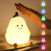 Pear Night Light Lamp for Kids Bedroom | 7 Color Changing | Birthday Gift Toys for 2+Year Boy, Girl