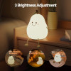Night Light for Kids | Cute Silicone Pear Lamp for Baby, Toddler, Boys & Girls Bedroom