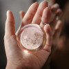 Novo Baby 3D Crystal Lamp Crystal Ball Night Light for Baby with Wooden Base | LED USB Powered Ball | Solar Light Lamp | Birthday Gift for Friend, Home & Office Décor for Activity & Play Time (Solar)