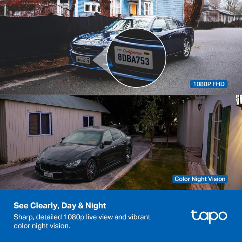 TP-Link C401 Wireless CCTV Camera | Tapo Color Night Vision | Human Alert