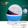 Toy Imagine 3D Crystal Ball Night Lamp, Moon & Galaxy Theme Bedroom Décor Light, Acrylic Sphere Decorative Small Lamp for Kids, Women & Gift Ideas, 24 Designs Assorted