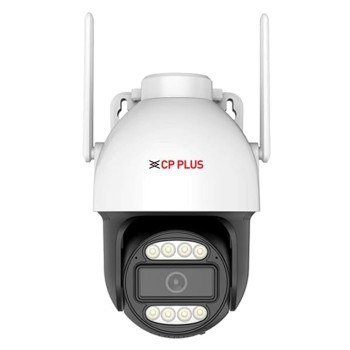 CP PLUS WI-FI CCTV Camera 3MP | 360 degree View | Colour Night Vision | Built in Mice & Speaker | 2-Way Talk | Motion Tracking | IR Distance 25 Mtr SD Card Support Upto 256GB - EZ-S31