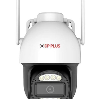 CP PLUS WI-FI CCTV Camera 3MP | 360 degree View | Colour Night Vision | Built in Mice & Speaker | 2-Way Talk | Motion Tracking | IR Distance 25 Mtr SD Card Support Upto 256GB - EZ-S31