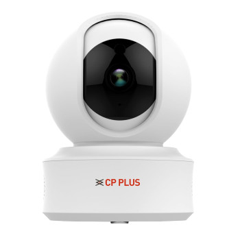 CP PLUS 4MP Smart Wi-Fi CCTV Camera for Home Quad HD | 360° Pan & Tilt | Supports LAN | View & Talk | Motion Detection | Night Vision CTC Cyber Secure Tech (CP-E41Q)
