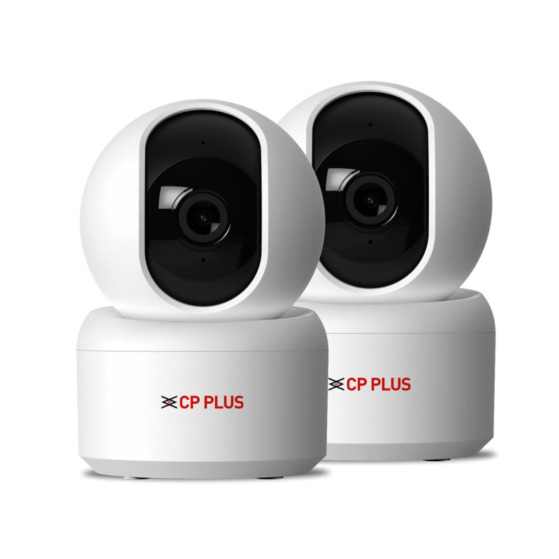 CP PLUS 2MP FULL HD Wi-Fi CCTV Smart Camera for Home | 360° Pan/Tilt | Talk & View | Smart Detection | Night Vision | Cloud Storage (CP-E21Q)