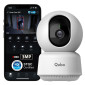 Qubo 3MP Smart Camera 360° | AI Detection | Alarm | Color Night Vision | Two-Way Audio | Records Directly on Cloud | No SD Card Required