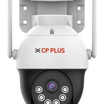 CP PLUS 4G SIM-Based Wireless Security Outdoor 3MP CCTV Camera for House | Human Detection | Motion Alerts | SD Card Recording | IR Night Vision 30M | CTC Cyber Secure Tech - EZ-S35T
