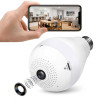 DDLC 4/8MP WiFi Smart Dual Lens Light Bulb Camera | Color Night Vision