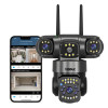 DDLC 4/8MP WiFi Smart Dual Lens Light Bulb Camera | Color Night Vision