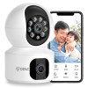 4MP/8MP Smart WiFi Light Bulb Camera | Dual Lens FHD | Night Vision