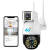 4MP/8MP Smart WiFi Light Bulb Camera | Dual Lens FHD | Night Vision