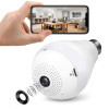 4MP/8MP Smart WiFi Light Bulb Camera | Dual Lens FHD | Night Vision