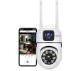 4MP/8MP Smart WiFi Light Bulb Camera | Dual Lens FHD | Night Vision