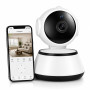 4MP Indoor WiFi Security Smart CCTV Robot Camera | 1080P HD | 360 degree Pan Tilt | Color Night Vision | Motion Detection | Two-Way Audio | Mobile App V380 Pro