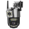 4MP Indoor WiFi Security Smart CCTV Robot Camera | 1080P HD | 360 degree Pan Tilt | Color Night Vision | Motion Detection | Two-Way Audio | Mobile App V380 Pro