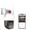 Guard Well 4Mp CCTV WiFi Bulb Camera | 360 degree Home Security | Color Night Vision | Motion Alert Two-Way Talk | Wireless Light Bulb Camera
