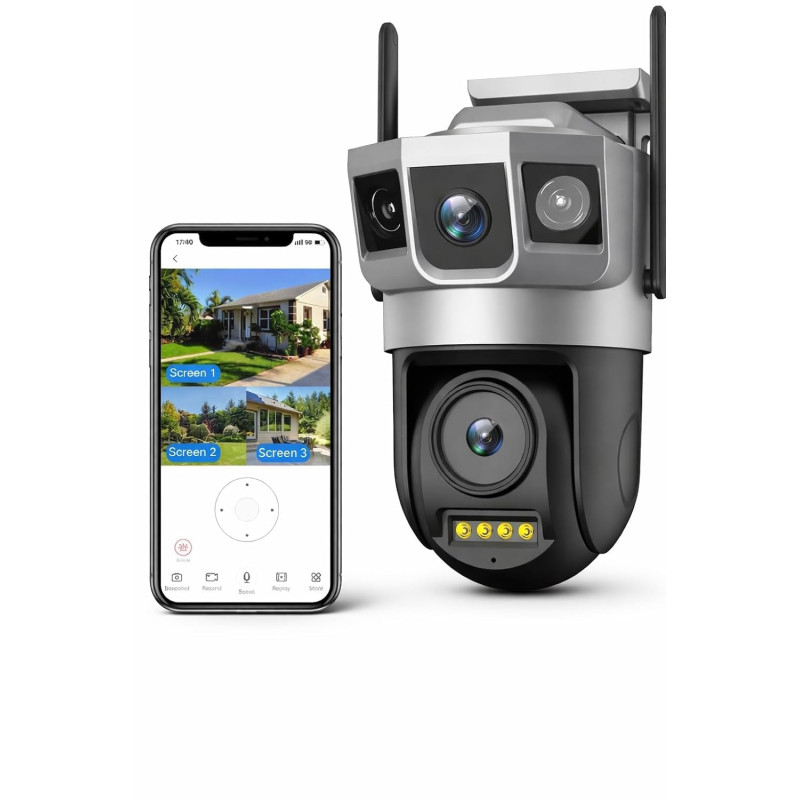 MacCam 5MP WiFi Smart CCTV Camera | FHD Night Vision | 2-Way Talk