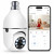 Eyetech 4Mp WiFi Bulb CCTV Camera for Home | 360 degree Rotation | Color Night Vision | Two-Way Audio | Motion Detection | Wireless Light Camera with Mobile App V380 Pro
