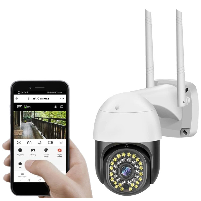 Eyetech 4Mp WiFi Bulb CCTV Camera for Home | 360 degree Rotation | Color Night Vision | Two-Way Audio | Motion Detection | Wireless Light Camera with Mobile App V380 Pro