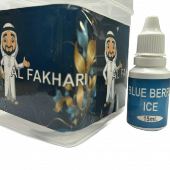Al-Fakhri Flavour Blueberry ice 15ML | Vape E-Liquid | Juices for Pen Hookah | E-Vapes Flavor