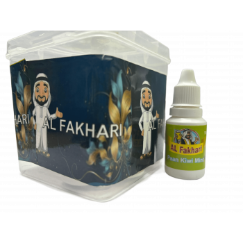 Al-Fakhri Flavour Pan Kiwi Mint 15ML | e-Juices | E-Vapes Flavor | E-Liquid (PACK OF 2)