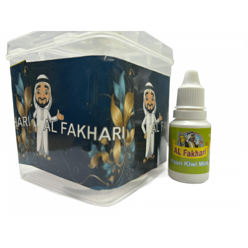 Al-Fakhri Pan Kiwi Mint E-Vape Juice | 15ML E-Liquid | Flavour