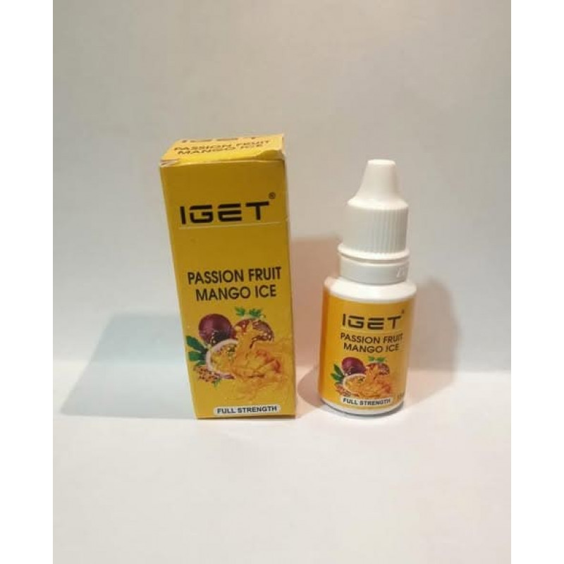 Iget Passion Fruit Mango Ice Flavour | 4mg Nicotine 15Ml E-Liquid | E-Juice