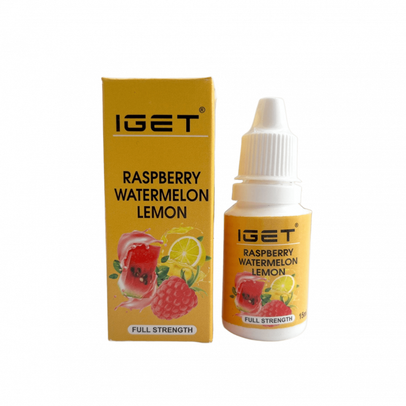 Iget Raspberry Watermelon Lemon Flavour 15Ml | 4mg Nicotine E-Liquids