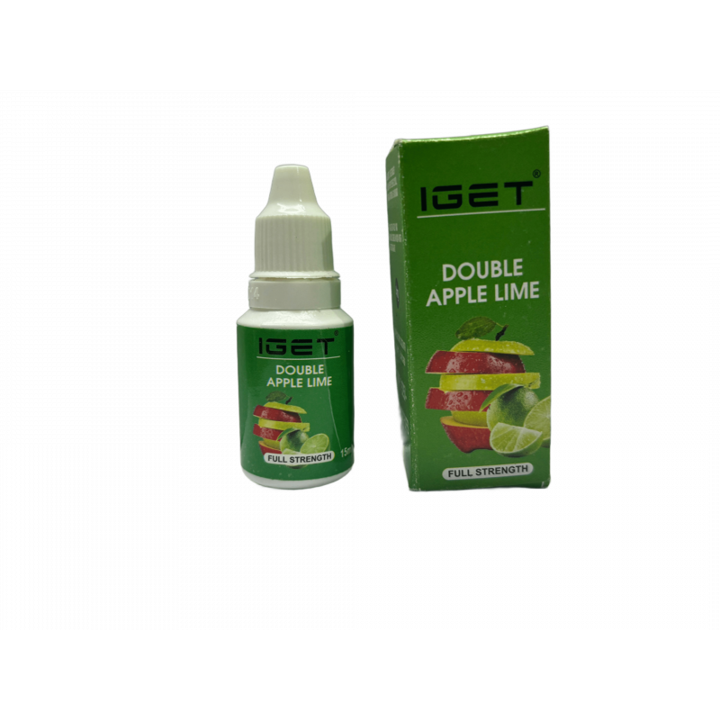 Iget Double Apple Lime Nicotine Salt E-Liquid 4mg | 15Ml Vape Flavour