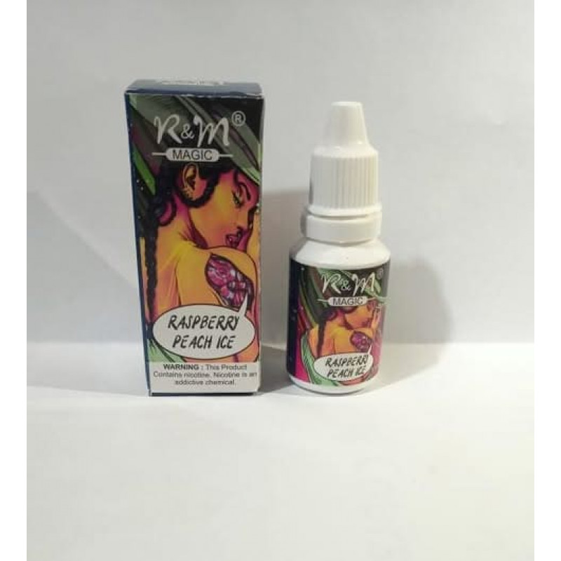 R&M Raspberry Peach Ice E-Liquid Flavour | 50mg Nicotine Flavor | E-Juice