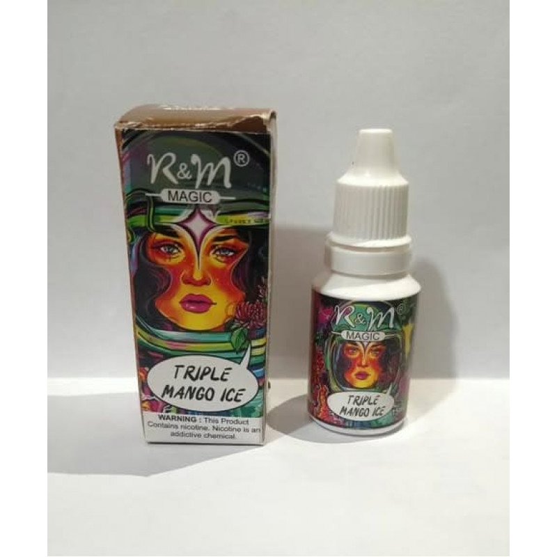 R&M Mango Ice E-Liquid Flavour | 50mg Nicotine Salt | Flavor E-Juice