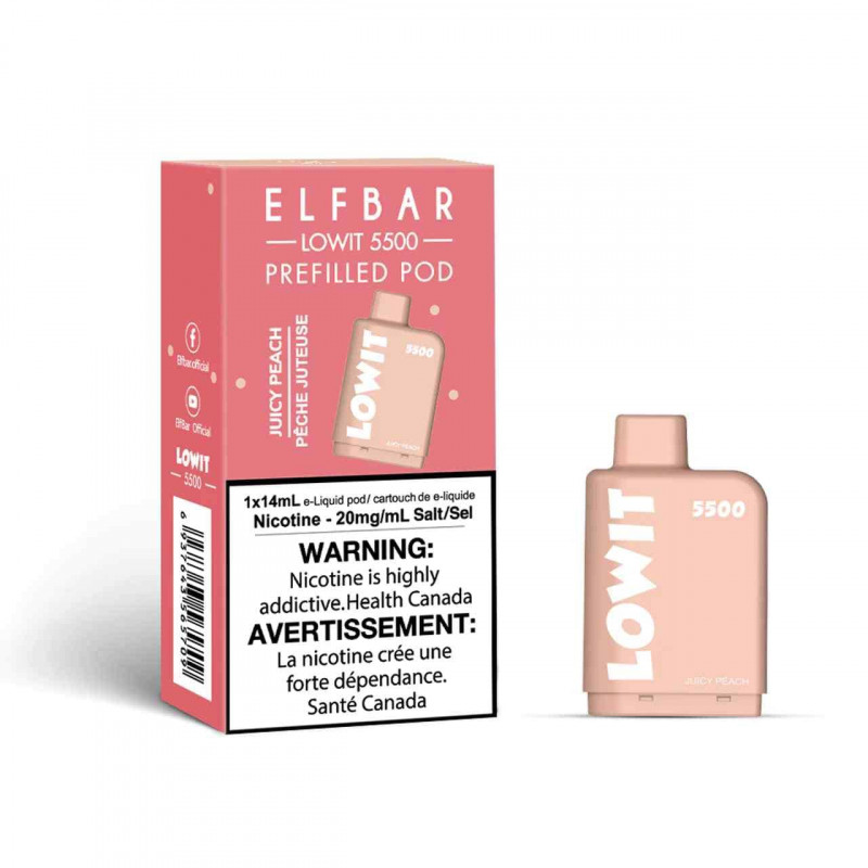 ELF BAR LOWIT Disposable Vape 5500 Puffs | Hokkah yyE-Cigarette Vaporizer