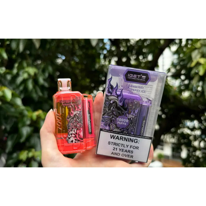 IGet Flare B10000 Disposable Vape | 10000Puff Strawberry ice | 5% Nic | E-Cigarette