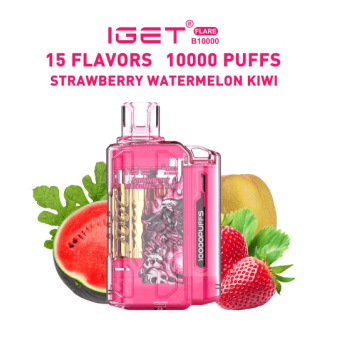 IGet 10000Puff | Flare B10000 Disposable Vape | Strawberry Watermelon Kiwi | E-Cigarette Vaporiser