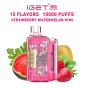 IGet 10000Puff | Flare B10000 Disposable Vape | Strawberry Watermelon Kiwi | E-Cigarette Vaporiser