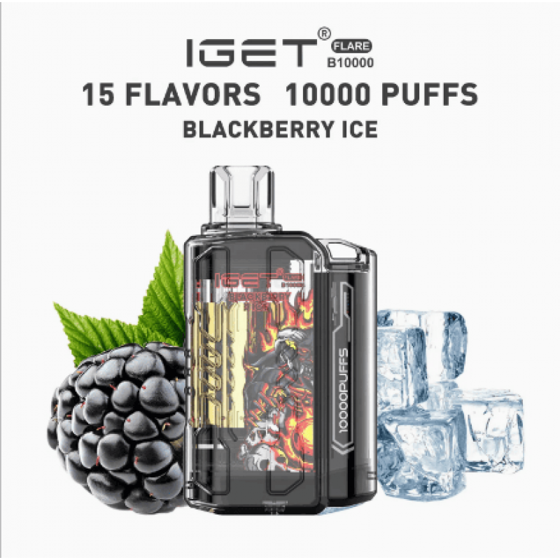 Iget Flare B10000 Rechargeable Vape | 10000 Puffs 5% Nicotine Disposable E-Cigarette