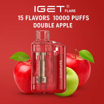 IGet Flare 10000 Puffs Disposable Vape | B10000 5% Nicotine Vaporiser | Double Apple | E-Cigarette