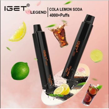 Iget Legend 4000 Puff Disposable Vape | 50 mg Nic Salt Vaporizer Portable E-Cigarette
