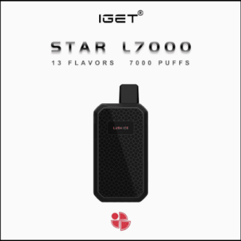 IGet Star Disposable Vape | 7000 Puff POD E-Cigarette | Grapes ice | 5% 50mg Nic Vaporiser