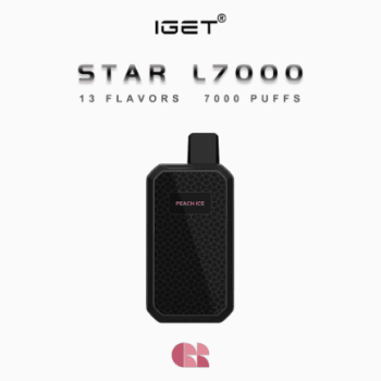 IGet Star Disposable Vape 7000 Puffs | Strawberry Watermelon | E-Cigarette POD Device | 5% Nic
