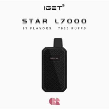 IGet Star Disposable Vape 7000 Puffs | Strawberry Watermelon | E-Cigarette POD Device | 5% Nic