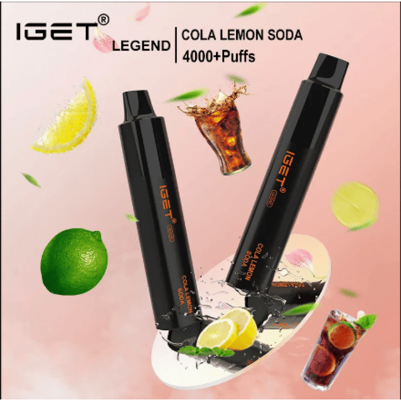 Iget Legend Disposable Vape | 4000+ Puffs 50mg Nicotine Salt