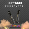 Iget Pro Disposable E-Cigarette | 5000+ Puffs Adjustable Airflow