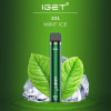 Iget XXL Disposable Vape Pen | 1800 Puffs Metal Body E-Cig