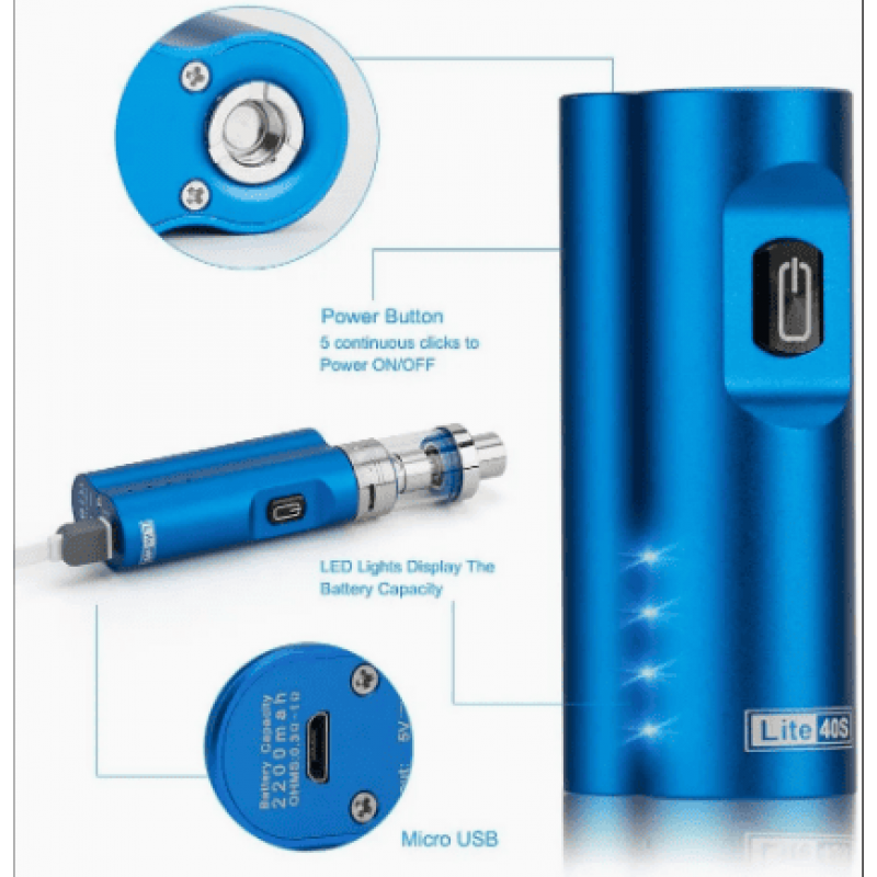Jomo Lite 40 E-Cigarette Hookah | 2200mAh Battery Electronic Vape Jomo Lite 40 E-Cigarette Hookah | 2200mAh Battery Electronic Vape