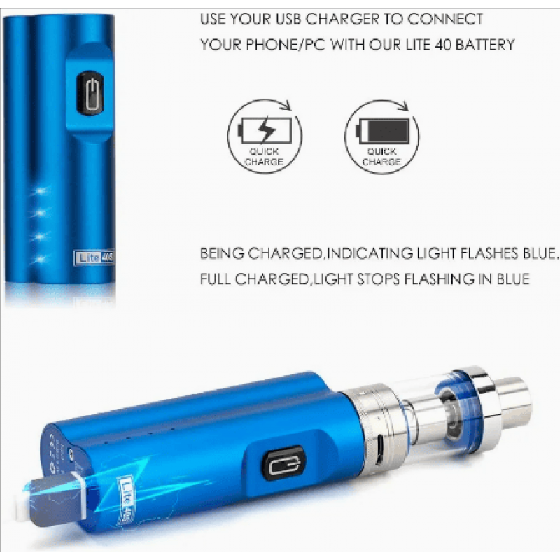 Jomo Lite 40 E-Cigarette Hookah | 2200mAh Battery Electronic Vape Jomo Lite 40 E-Cigarette Hookah | 2200mAh Battery Electronic Vape