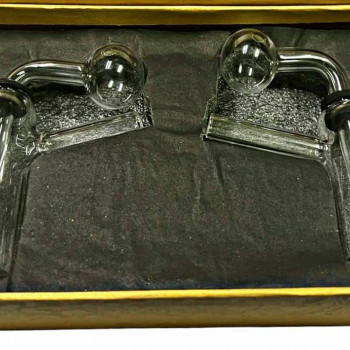 Newzenx Oil Meth Crystal Bong 3 Inch | Gift Box & Pipe Cleaner Pack 2